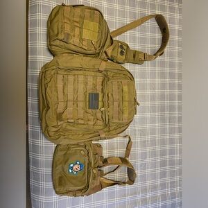 Rush MOAB 24, MOAB 6 and 2 banger bag in sandstone